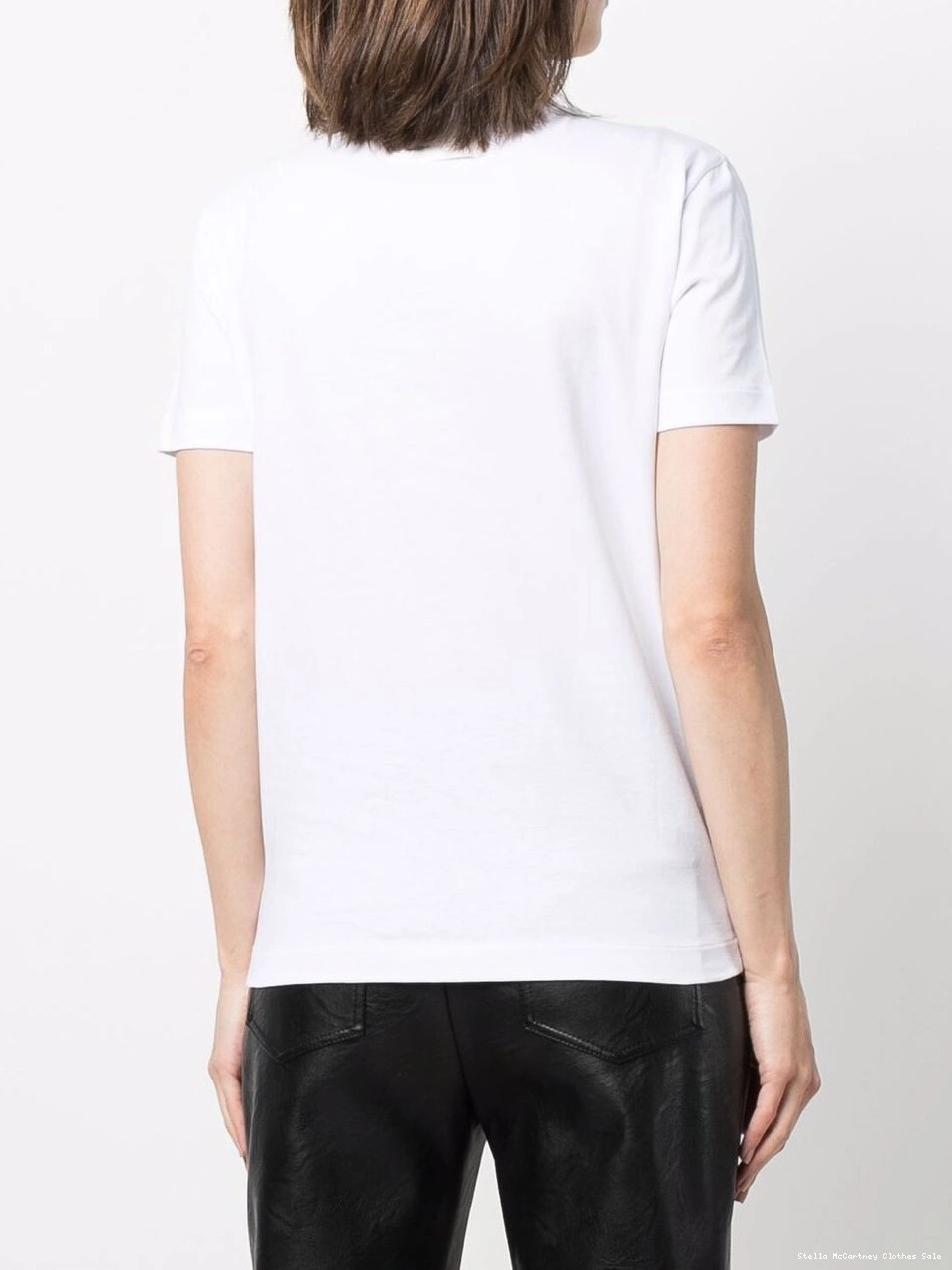 Cheap Women McCartney logo-patch cotton Stella T-shirt 0422